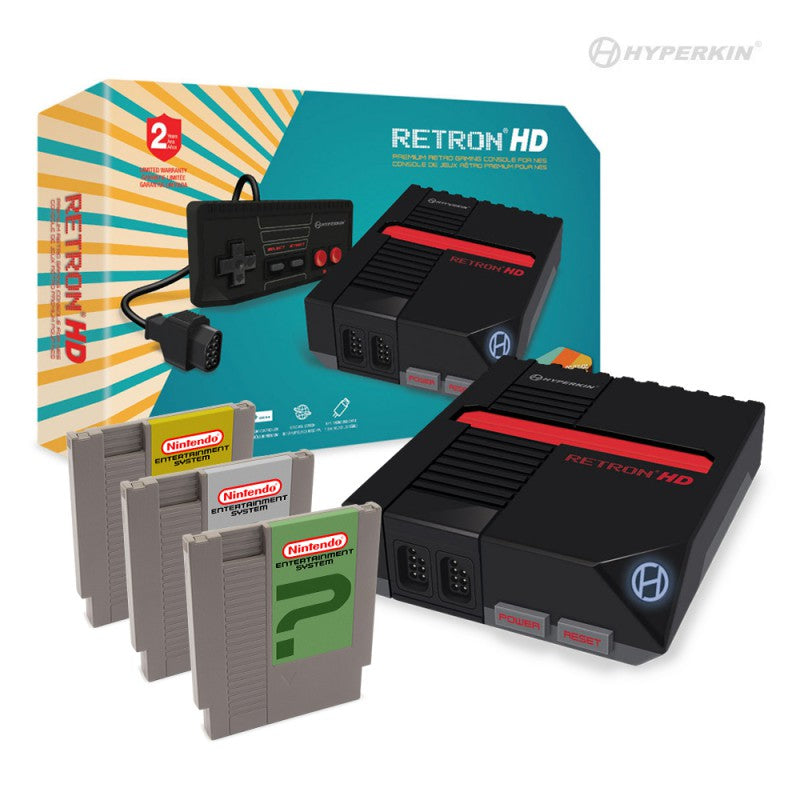 RetroN 1 HD Konsole + 3 Spiele Schwarz [Hyperkin] [Hyperkin]