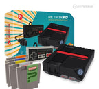 RetroN 1 HD Konsole + 2 Controller + 5 Spiele Schwarz [Hyperkin] [NEU & OVP)