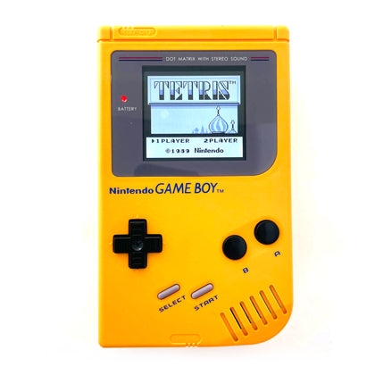 Konsole Classic DMG-01 gelb Banana Jim IPS V5 LCD Display Mod