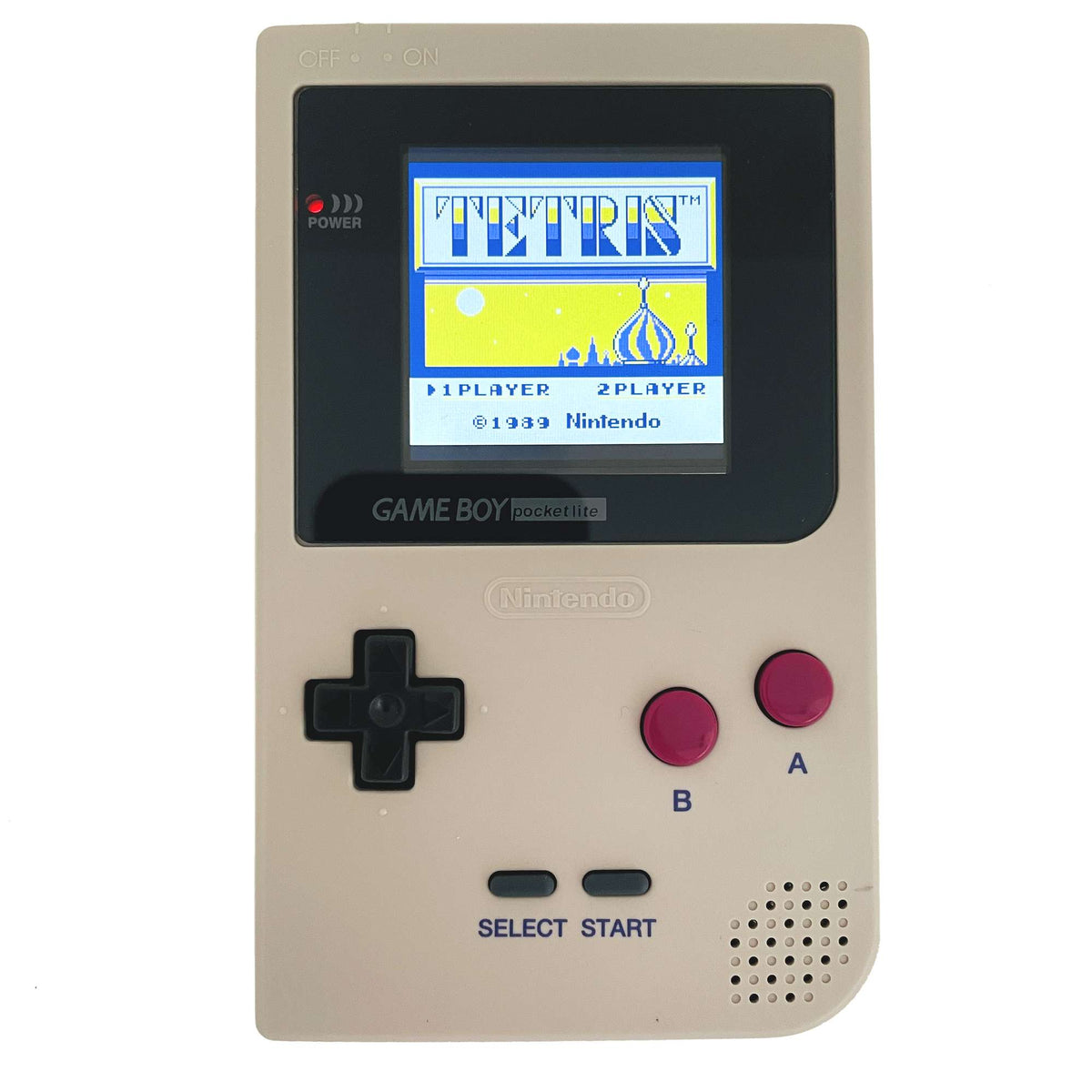 Konsole grau GameBoy Classic IPS LCD Display Mod — Limited Edition