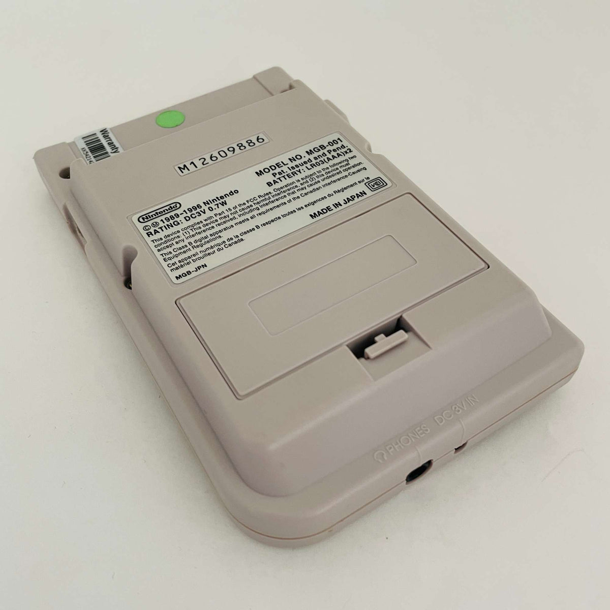 Konsole grau GameBoy Classic IPS LCD Display Mod — Limited Edition