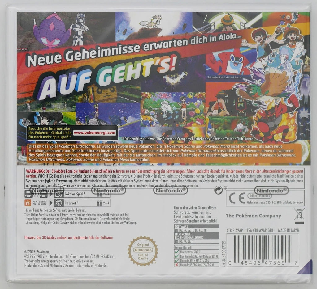 Pokémon Ultrasonne (DE) · Sammlerstück