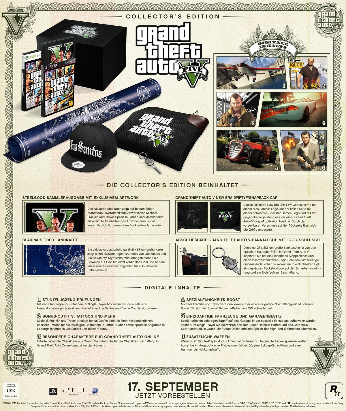 Grand Theft Auto V / GTA 5 (DE) — Collector's Edition
