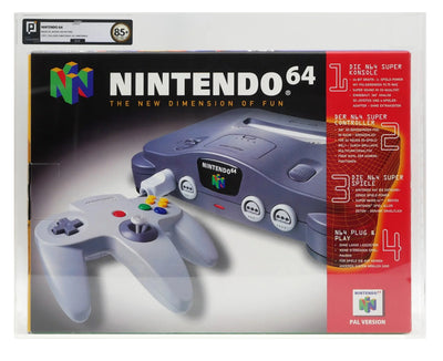 Konsole + Original Controller + Zubehör Pixel Grading NIB 85+ (DE) · Sammlerstück