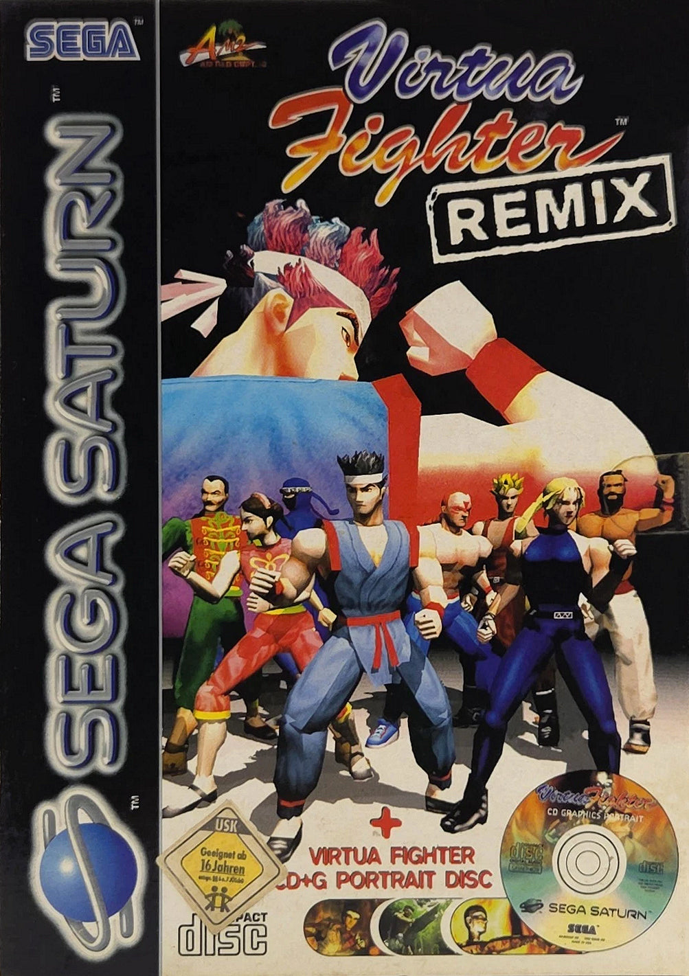 Virtua Fighter Remix C.G. Portrait Collection (EU) — Big Box