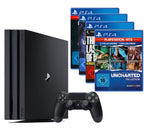 Konsole Pro 1TB schwarz + Last of Us + Uncharted 1-4 + Lost Legacy + Original Controller
