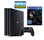 Konsole Pro 1TB schwarz + Death Stranding + Fortnite DL + Original Controller