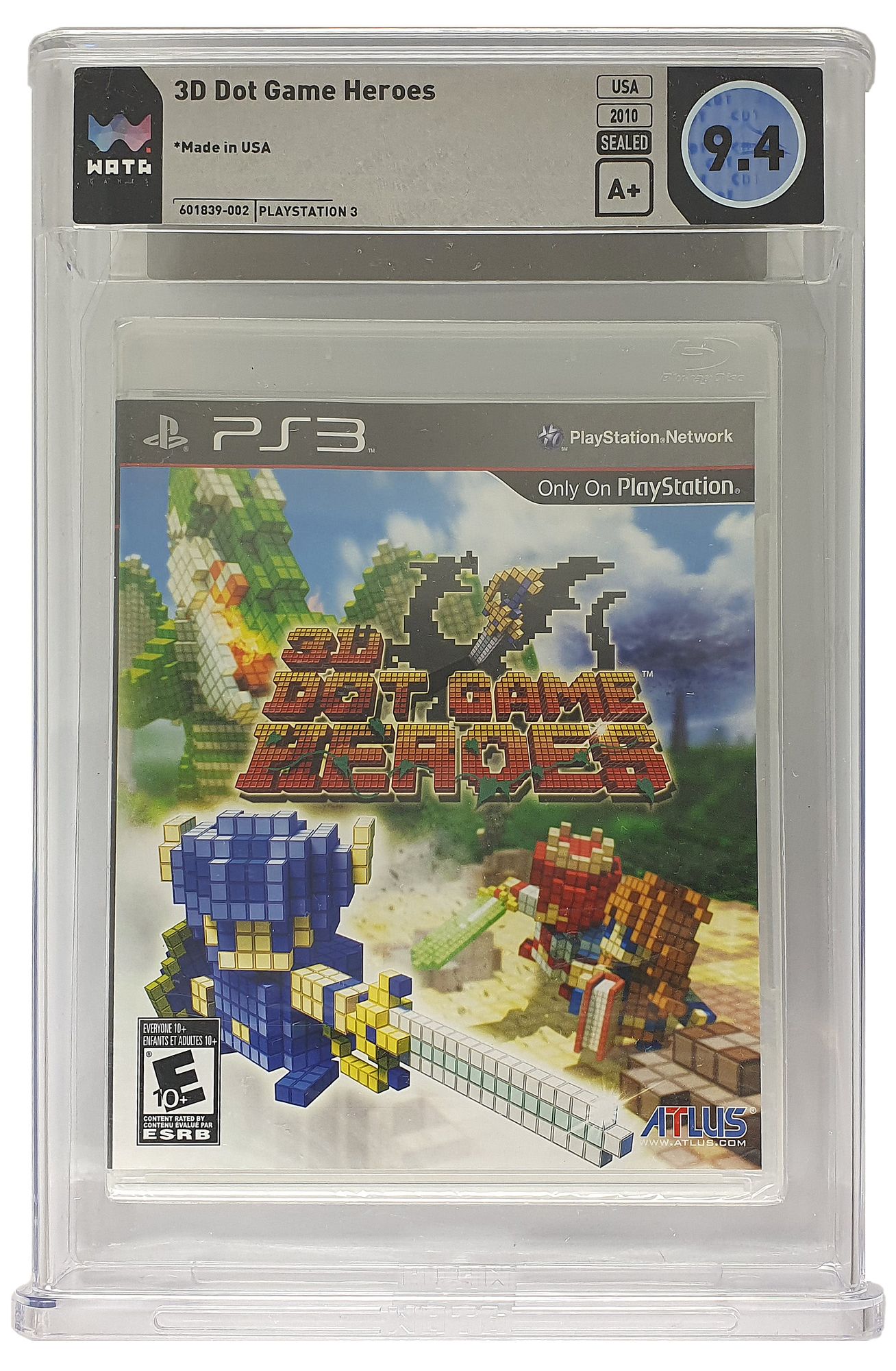 3D Dot Game Heroes WATA Grading SEALED 9.4 (US) · Sammlerstück
