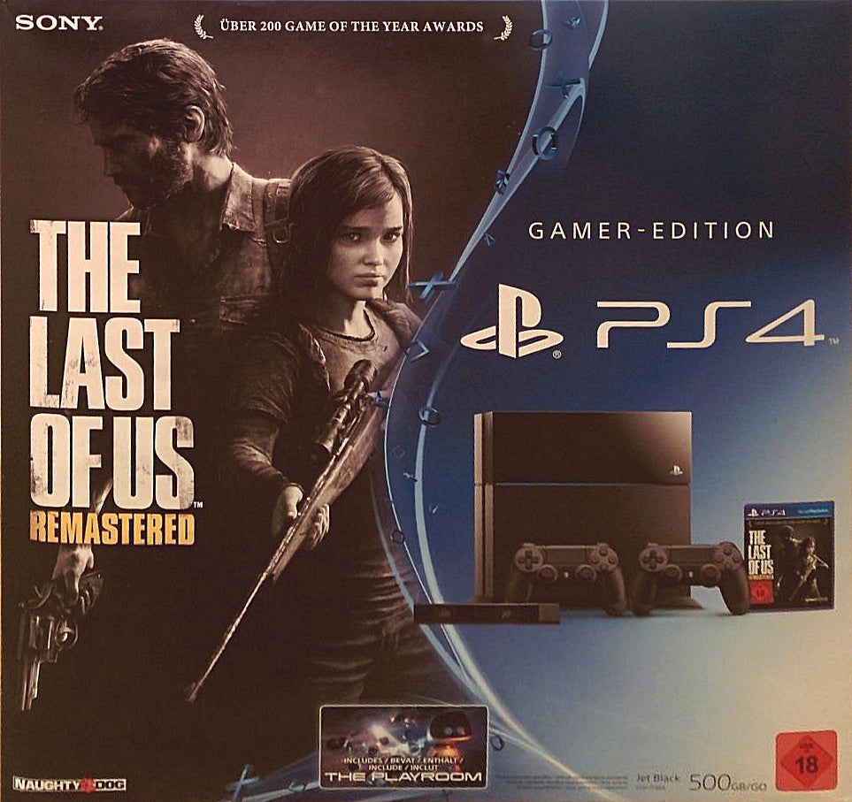 Konsole 500GB Last of Us Edition + 2 Original Controller + Kamera schwarz — Last of Us Edition