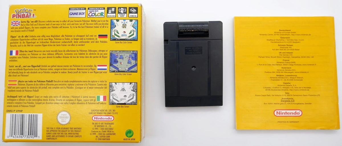 Pokemon Pinball #Pixel Grading CIB 80+ (EU) · Sammlerstück