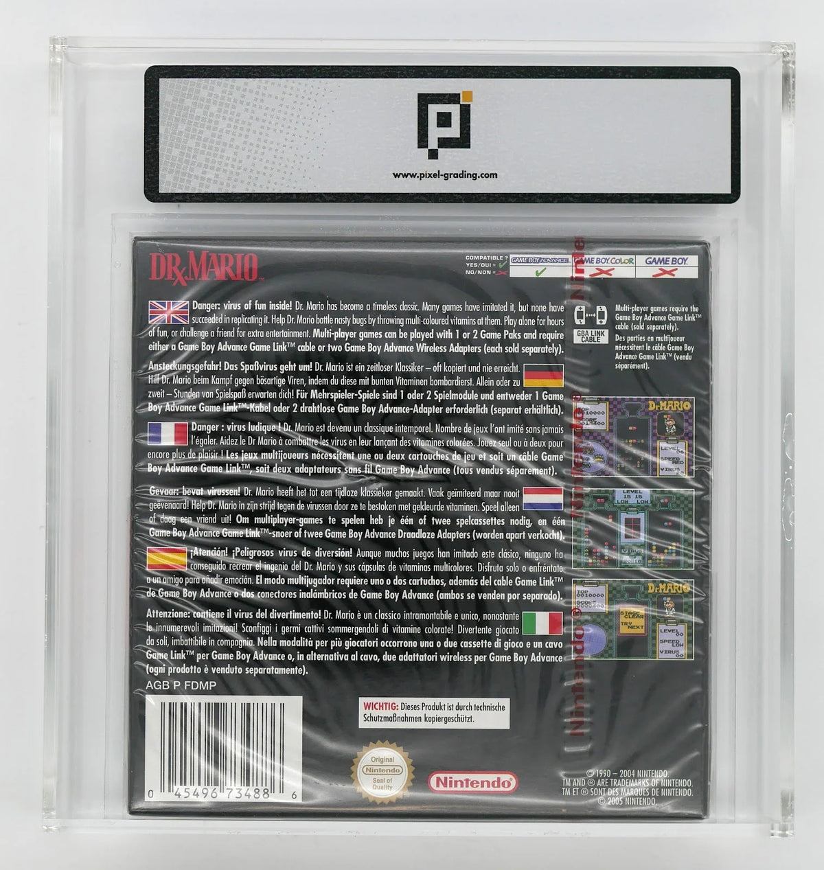 NES Classics: Dr. Mario Pixel Grading SEALED 80+ (EU) · Sammlerstück