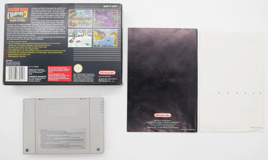 Donkey Kong Country 3: Dixie Kong's Double Trouble Pixel Grading CIB 75+ (DE) · Sammlerstück