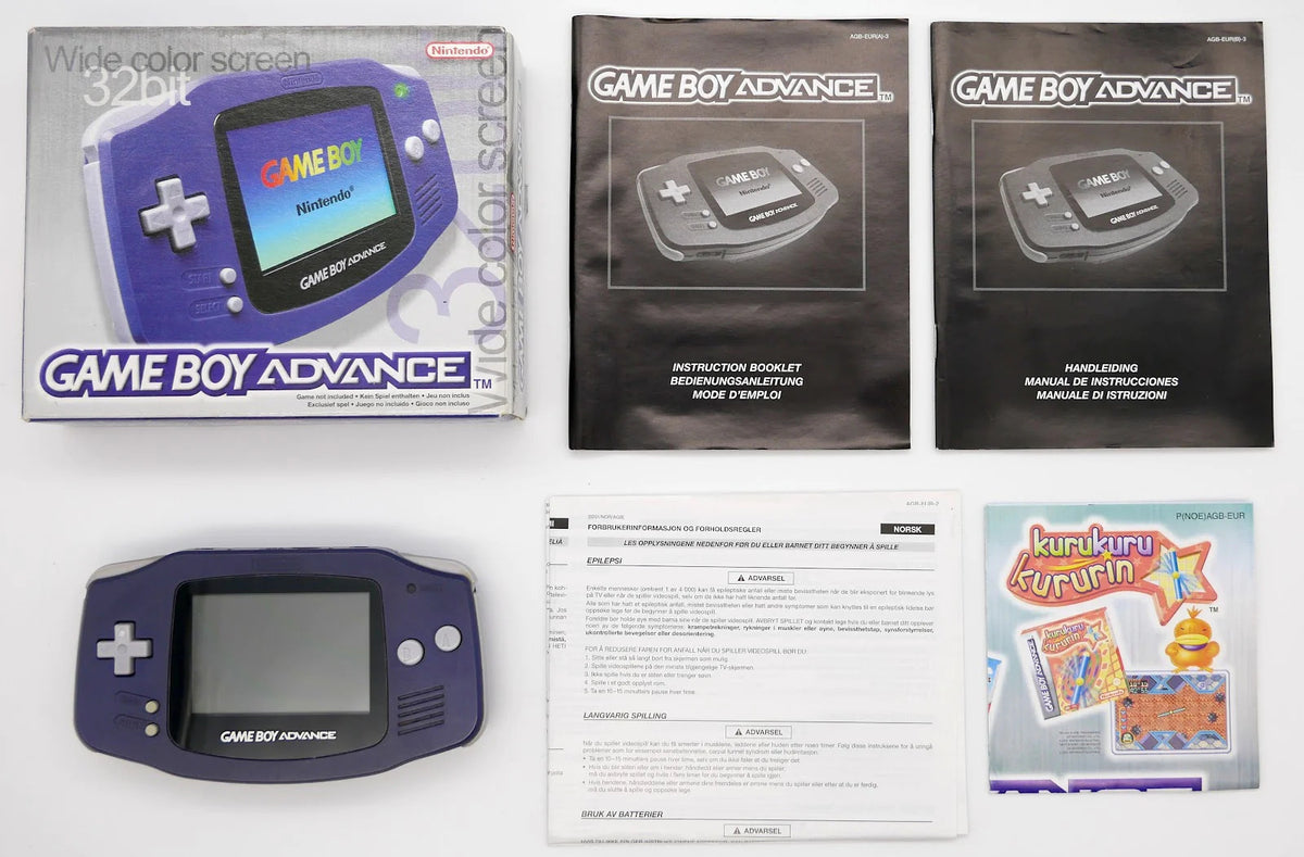 Konsole lila - purple Pixel Grading CIB 80 · Sammlerstück
