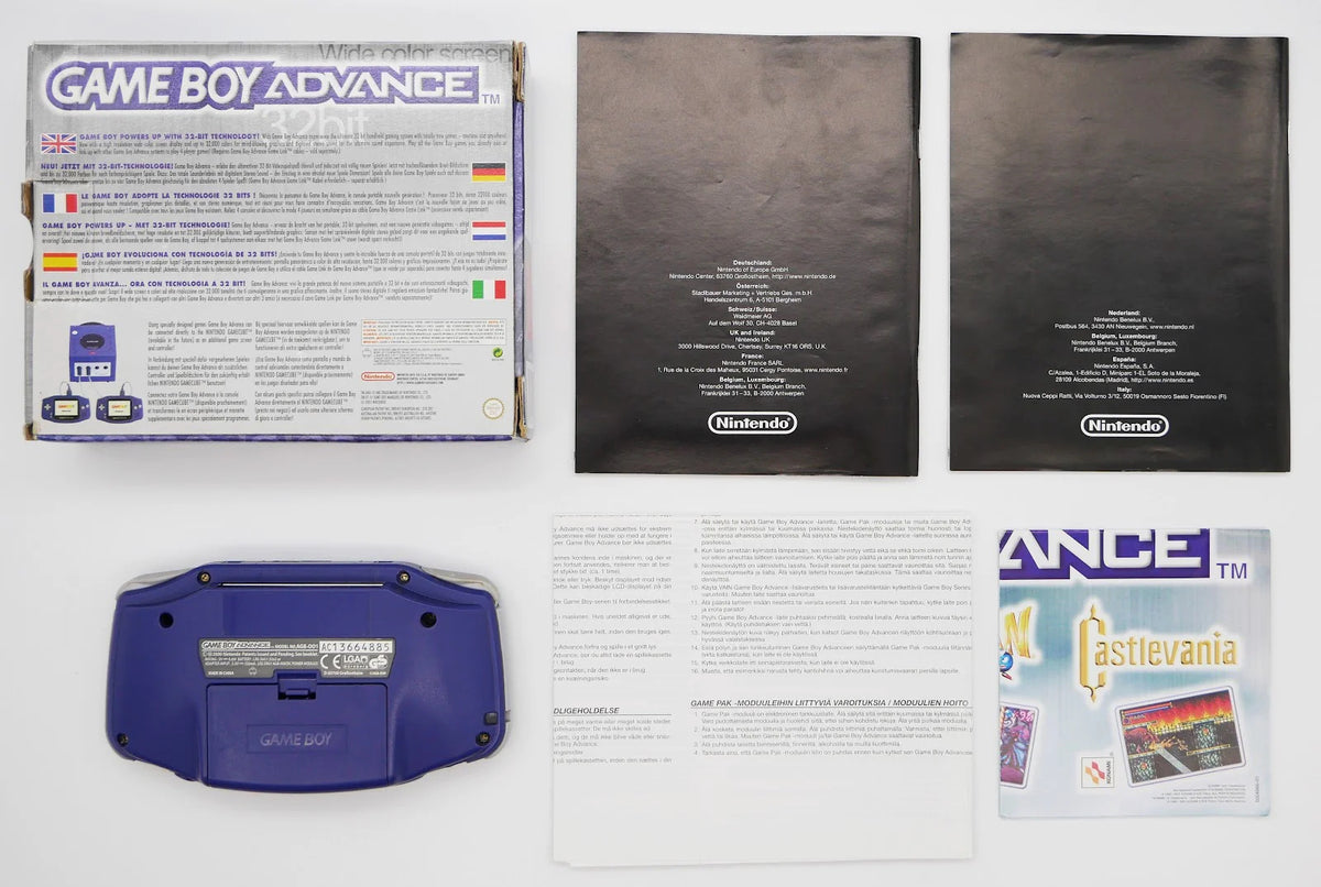 Konsole lila - purple Pixel Grading CIB 80 · Sammlerstück