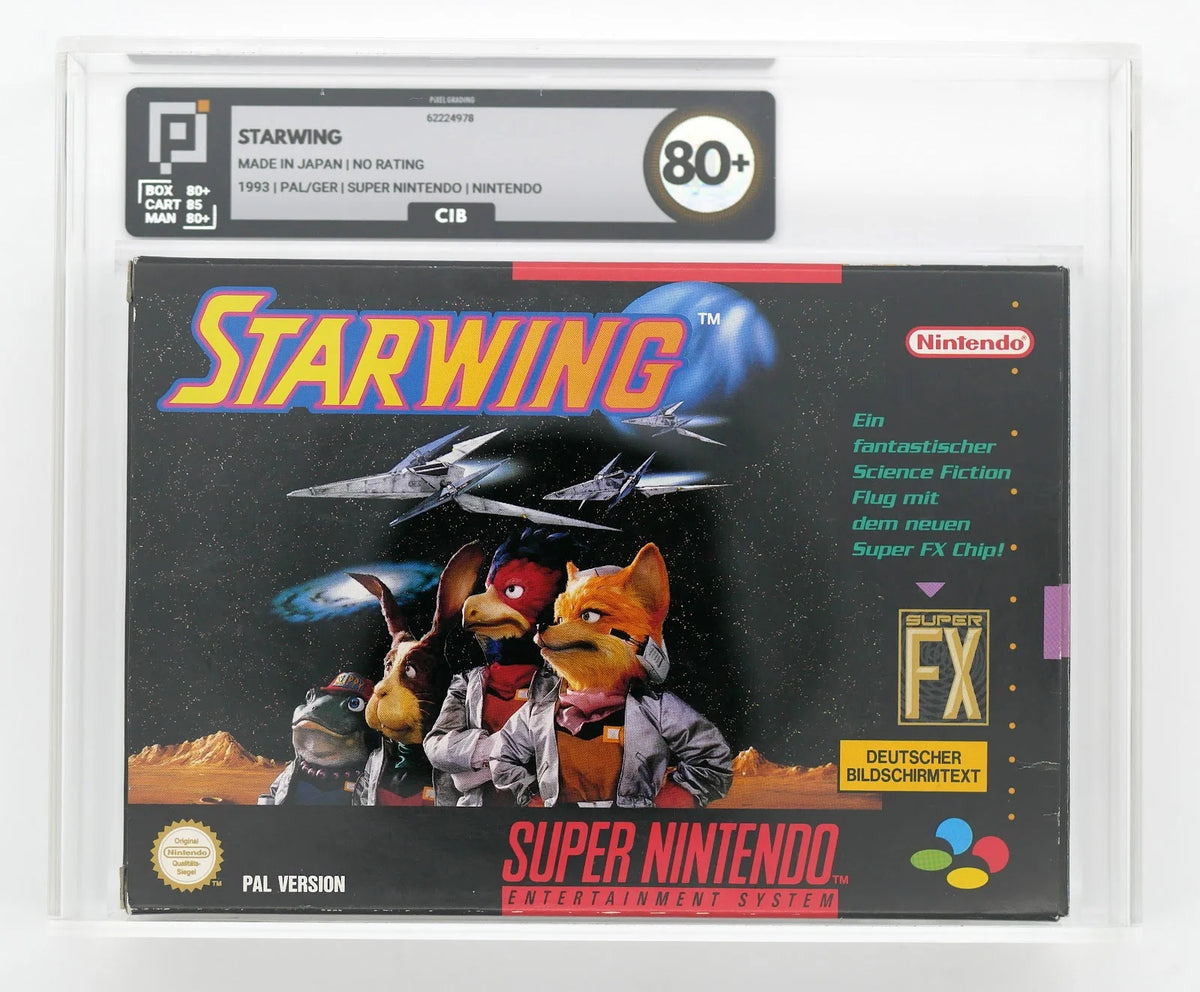 Starwing Pixel Grading CIB 80+ (DE) · Sammlerstück
