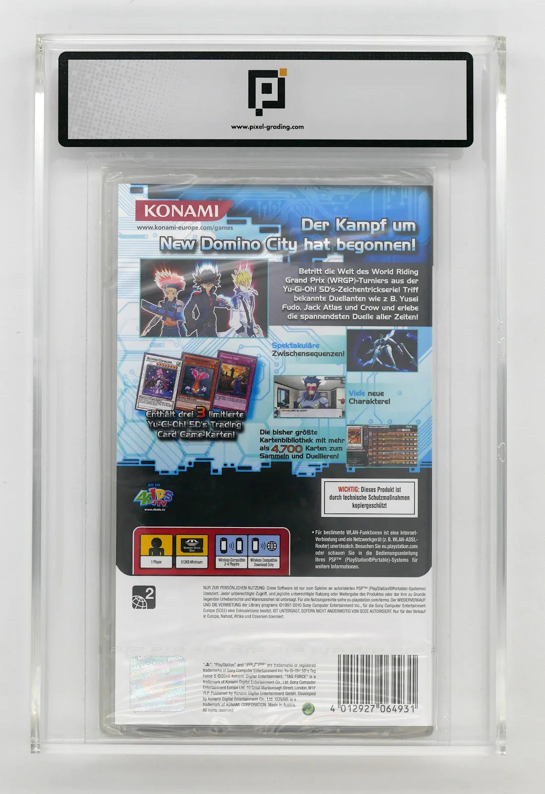Yu-Gi-Oh! 5D's Tag Force 5 Pixel Grading SEALED 80+ (DE) · Sammlerstück