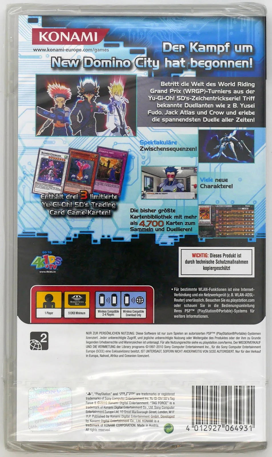 Yu-Gi-Oh! 5D's Tag Force 5 Pixel Grading SEALED 80+ (DE) · Sammlerstück