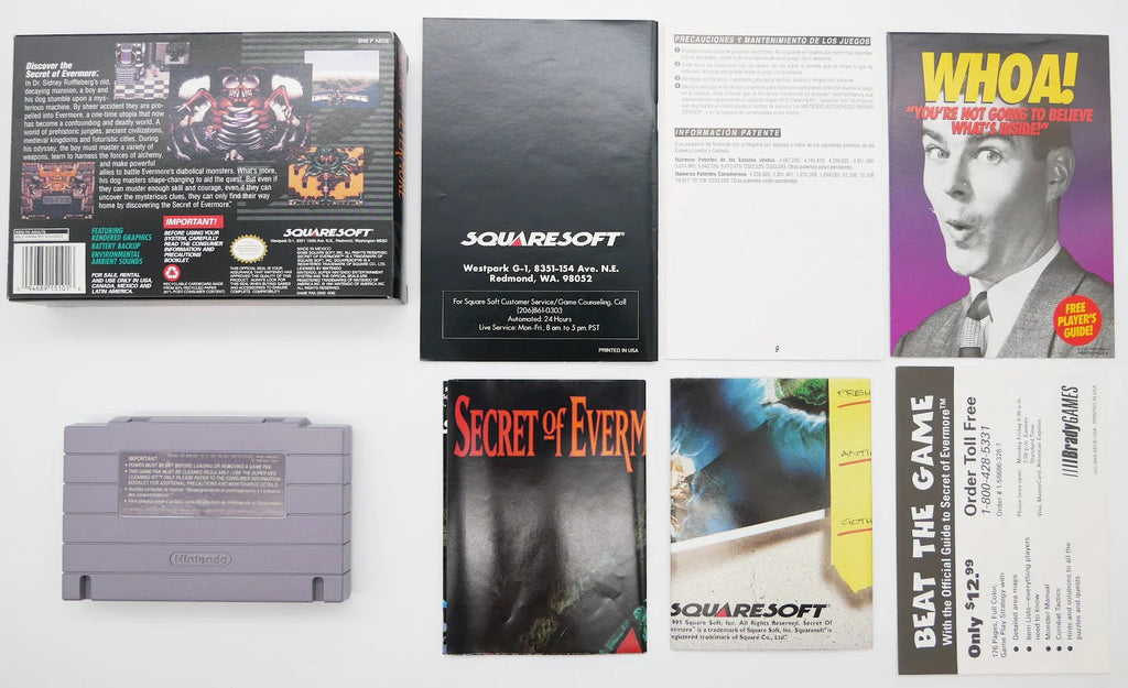 Secret of Evermore Pixel Grading CIB 85 (US) · Sammlerstück