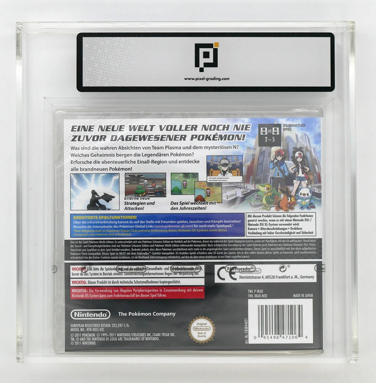 Pokemon: Weiße Edition Pixel Grading SEALED 85 (DE) · Sammlerstück