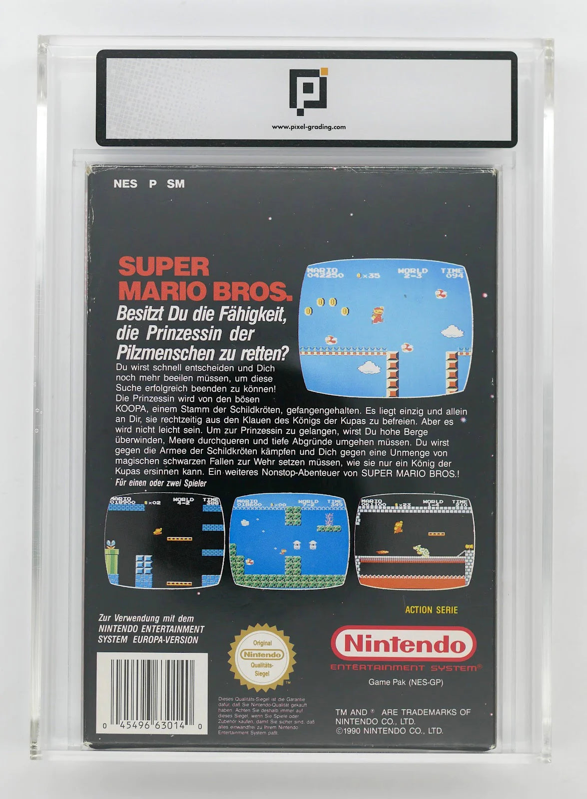Super Mario Bros. 1 Pixel Grading CIB 80 (DE) · Sammlerstück