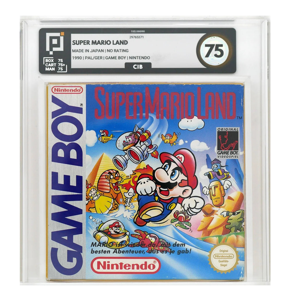 Super Mario Land 1 Pixel Grading CIB 75 (DE) · Sammlerstück