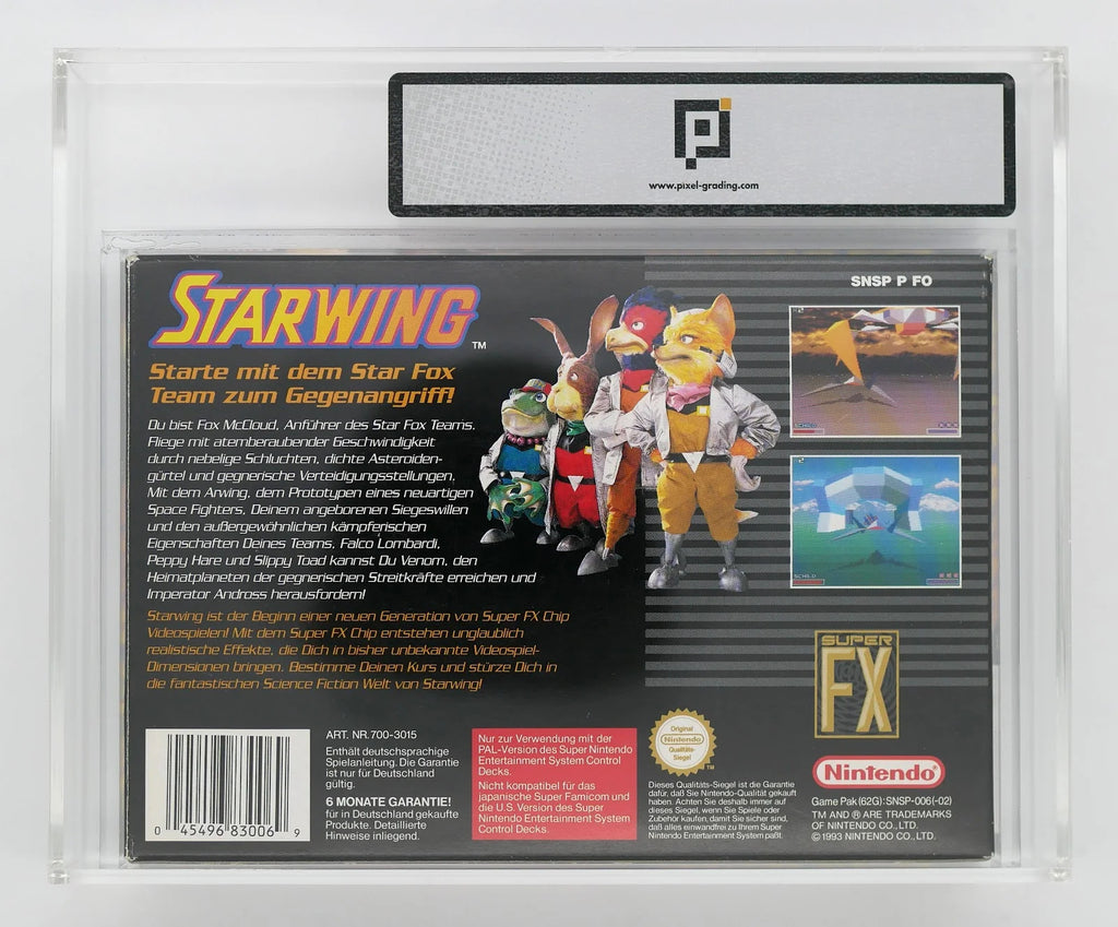Starwing Pixel Grading CIB 80+ (DE) · Sammlerstück