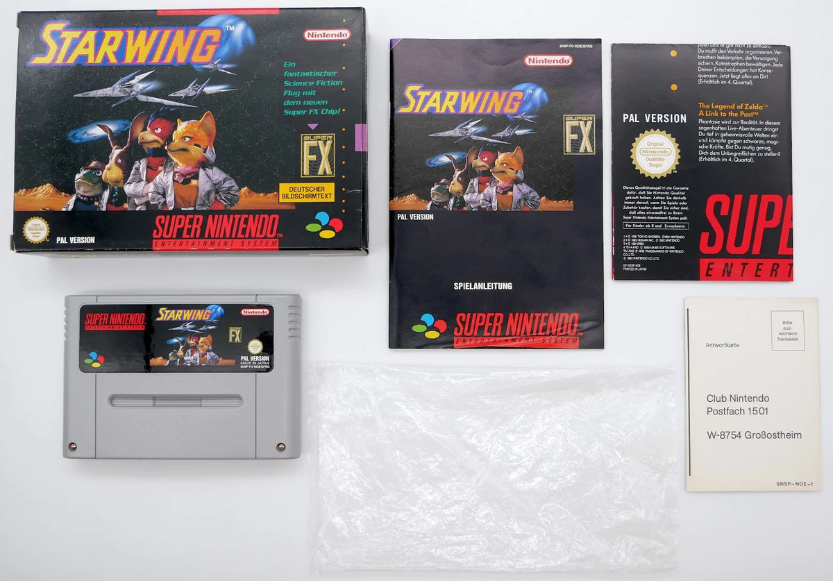Starwing Pixel Grading CIB 80+ (DE) · Sammlerstück