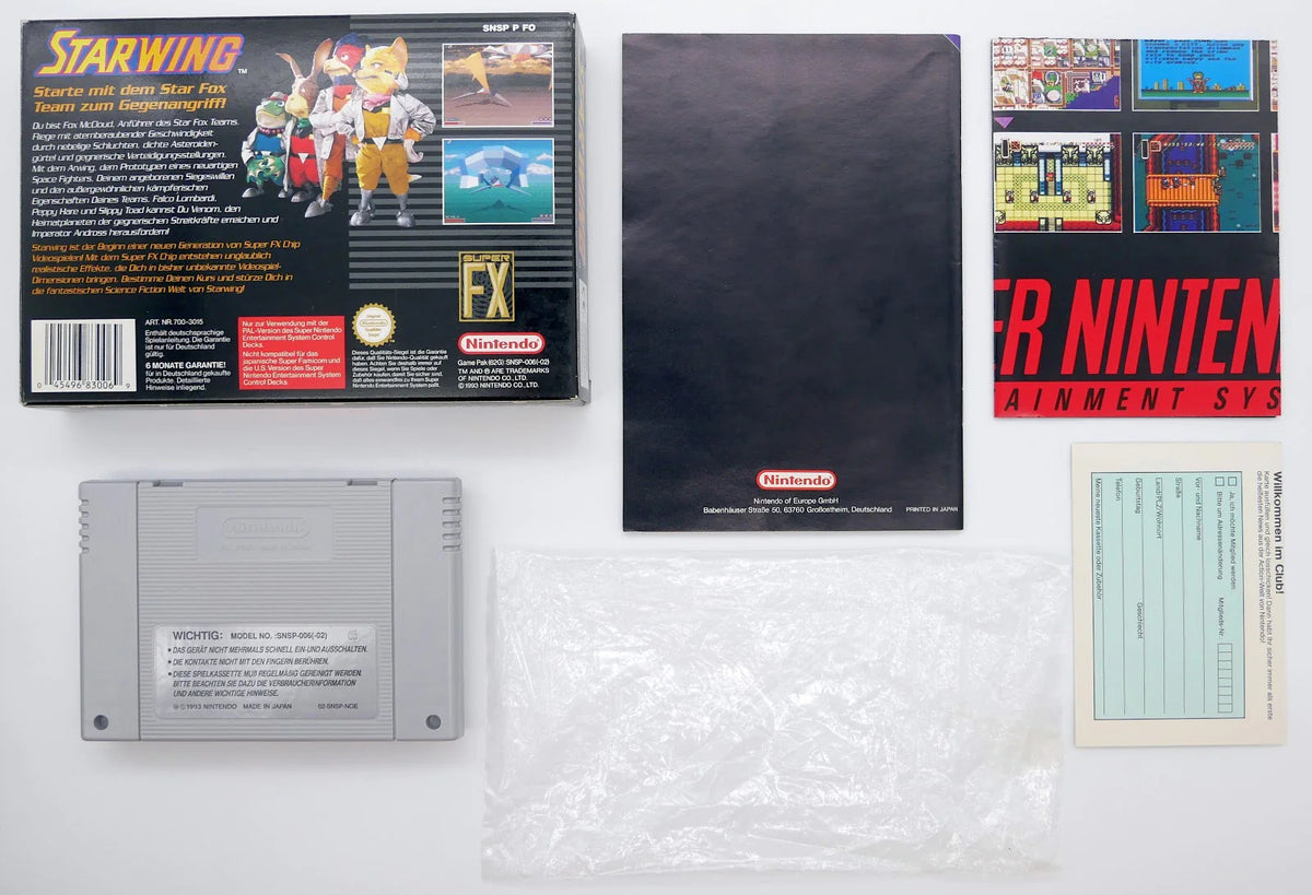 Starwing Pixel Grading CIB 80+ (DE) · Sammlerstück