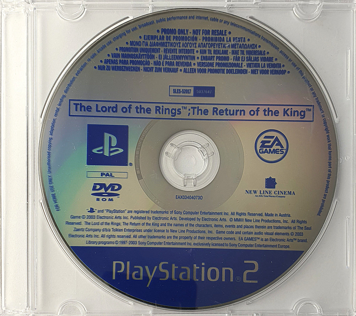 Der Herr der Ringe: Die Rückkehr des Königs / Return of the King (GB) — Promo