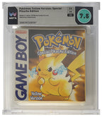 Pokemon Gelbe Edition / Yellow Version Special Pikachu Edition WATA Grading CIB 7.5 (GB) · Sammlerstück