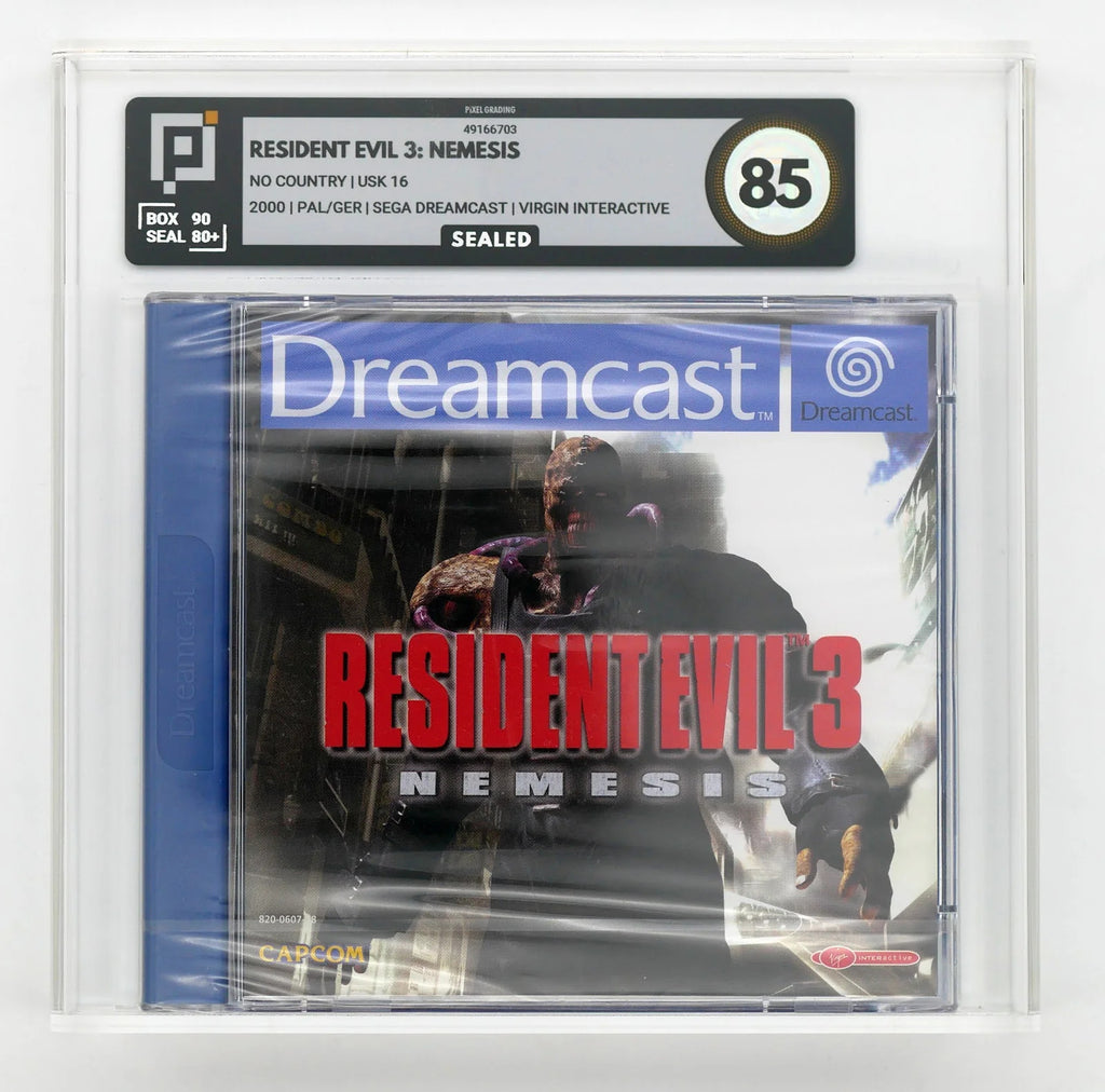 Resident Evil 3: Nemesis Pixel Grading SEALED 85 (DE) · Sammlerstück