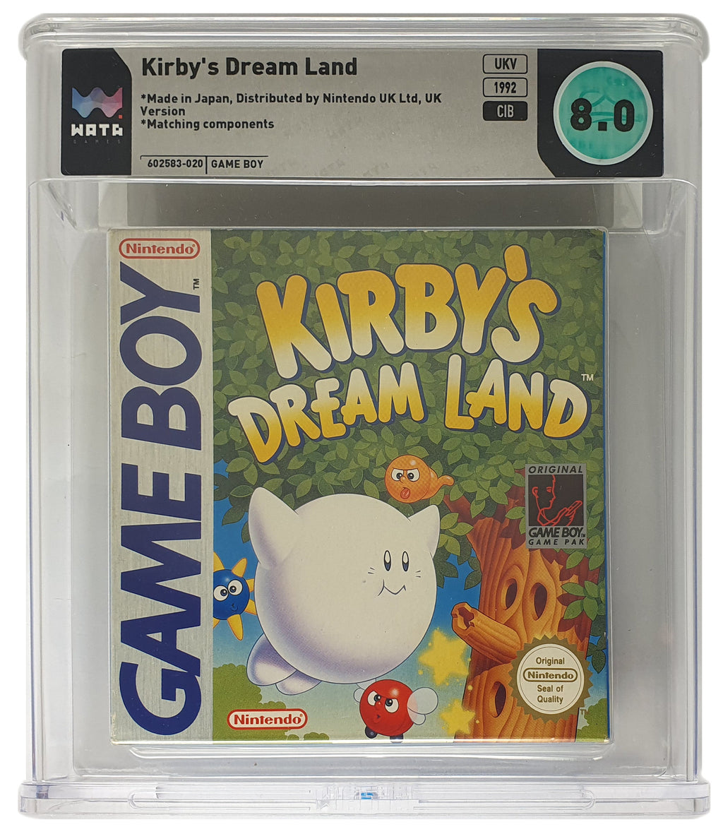 Kirby's Dream Land 1 WATA Grading CIB 8.0 (GB) · Sammlerstück