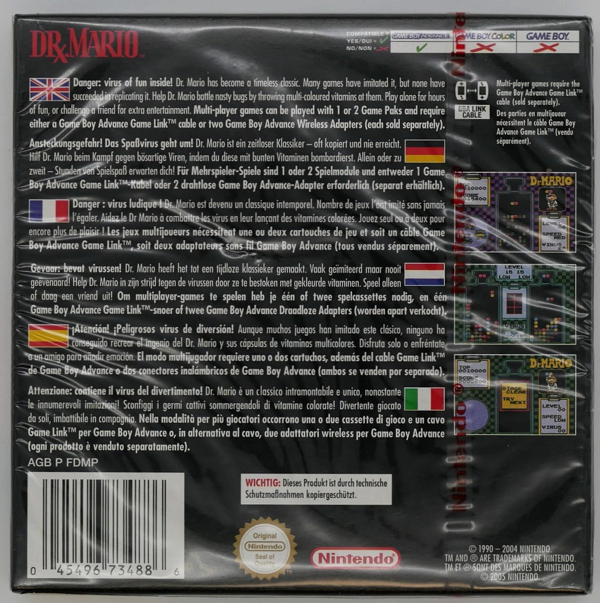 NES Classics: Dr. Mario Pixel Grading SEALED 80+ (EU) · Sammlerstück