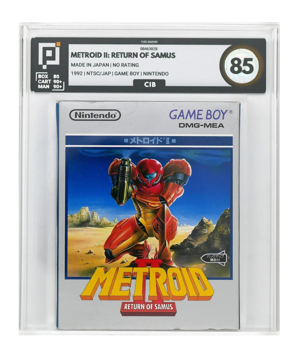 Metroid II: Return of Samus Pixel Grading CIB 85 (JP) · Sammlerstück