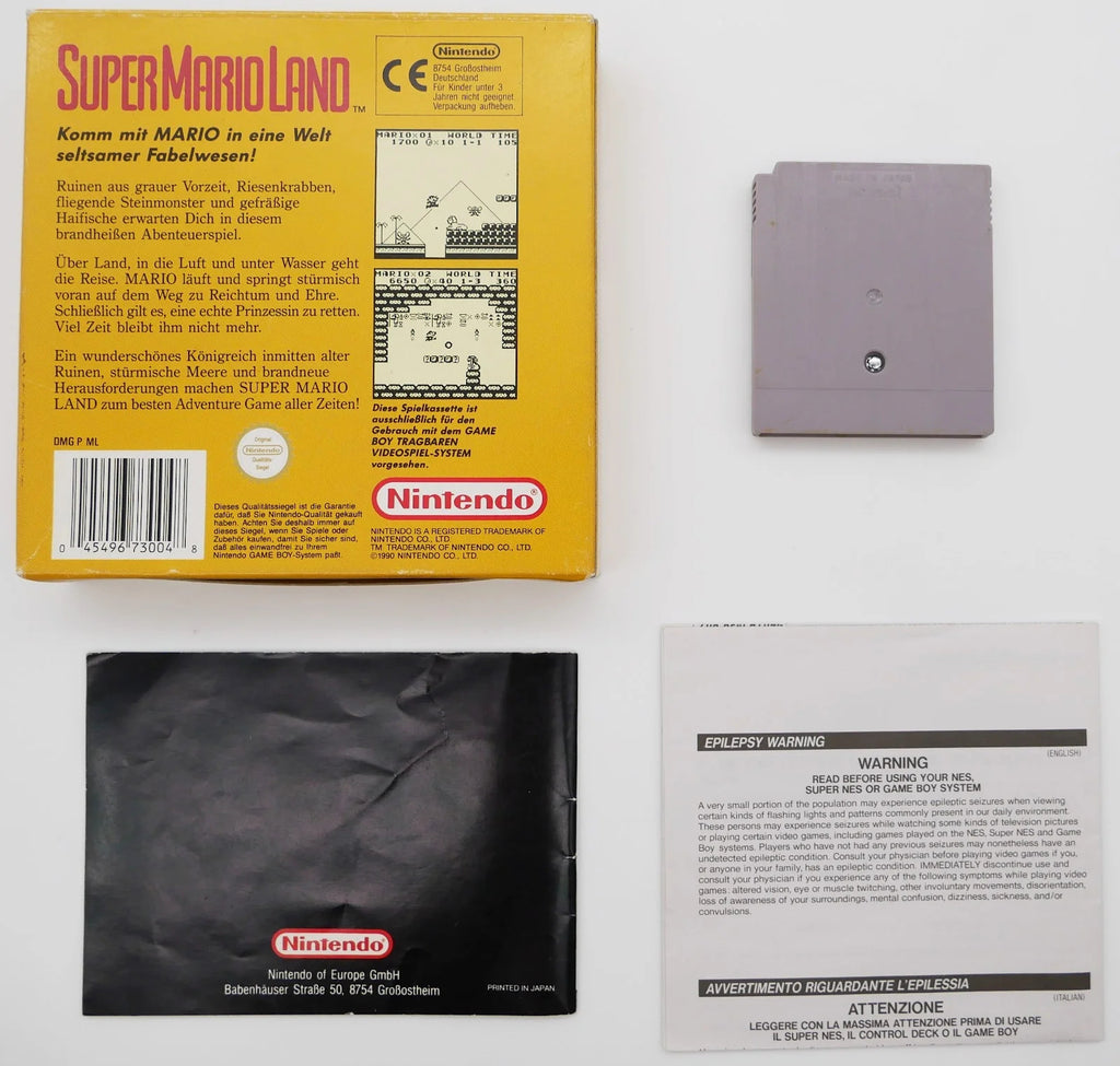 Super Mario Land 1 Pixel Grading CIB 75 (DE) · Sammlerstück