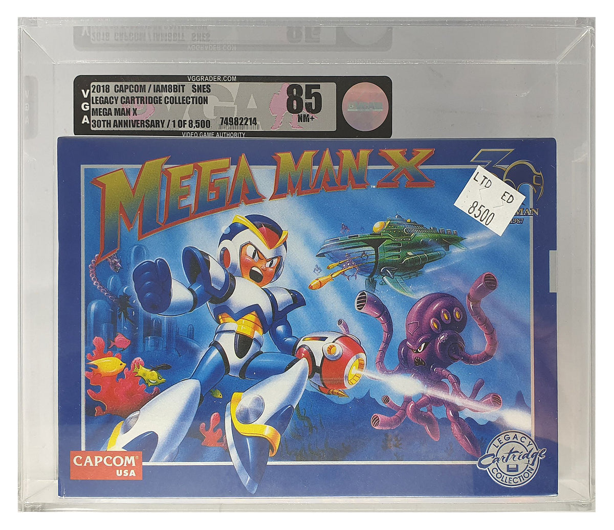 Mega Man X VGA Grading SEALED 85 (US) · Sammlerstück