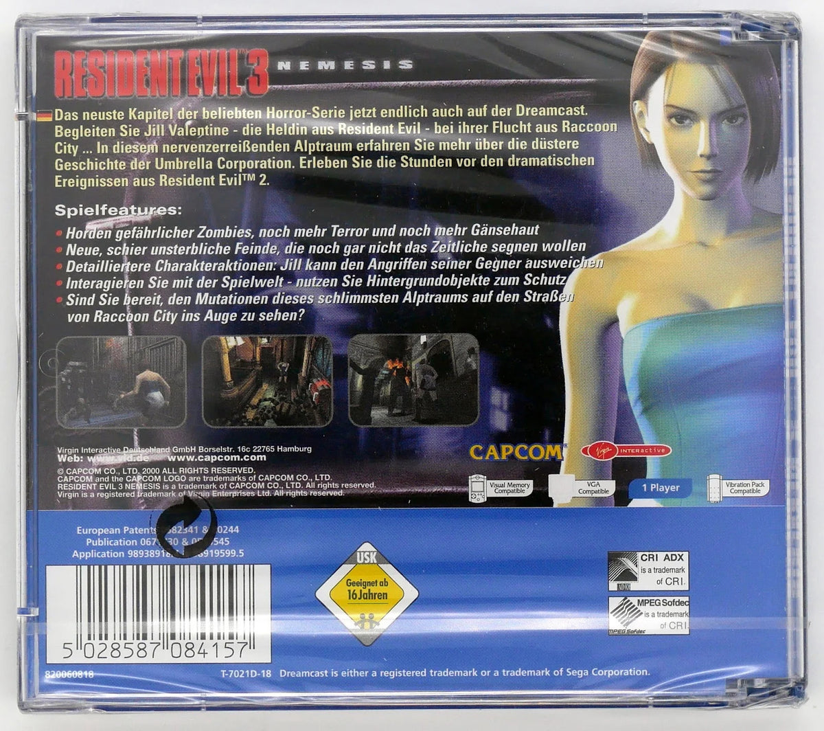 Resident Evil 3: Nemesis Pixel Grading SEALED 85 (DE) · Sammlerstück