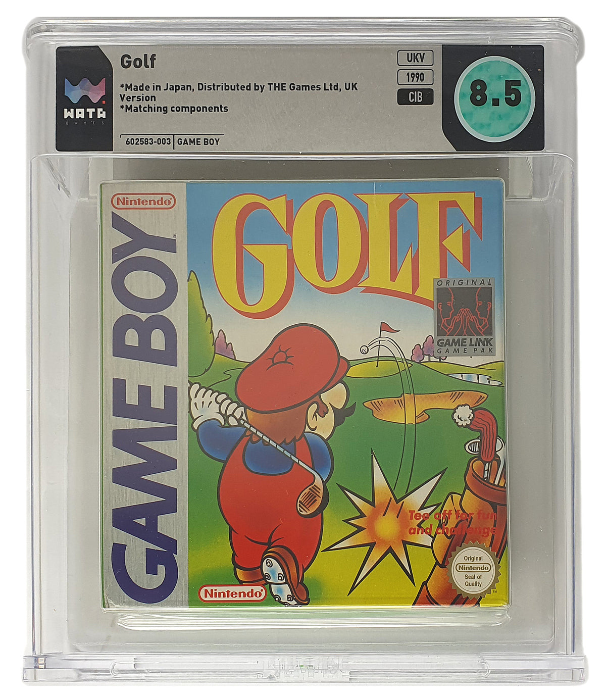 Golf / Mario Golf WATA Grading CIB 8.5 (GB) · Sammlerstück