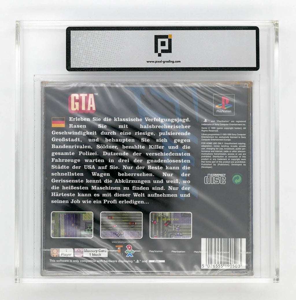 Grand Theft Auto / GTA Pixel Grading SEALED 80 (DE) · Sammlerstück