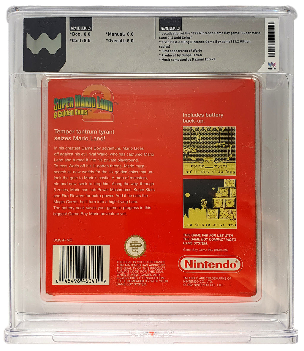 Super Mario Land 2: 6 Golden Coins [Nintendo Classics] WATA Grading CIB 8.0 (GB) · Sammlerstück