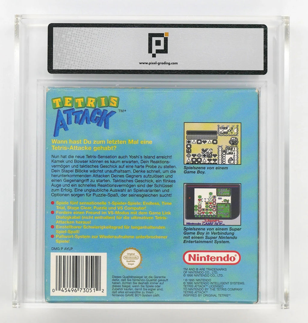 Tetris Attack Pixel Grading CIB 80 (DE) · Sammlerstück