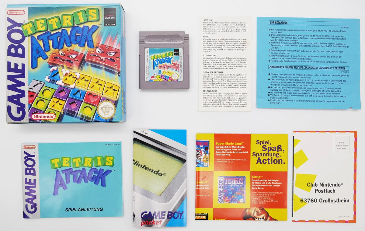 Tetris Attack Pixel Grading CIB 80 (DE) · Sammlerstück