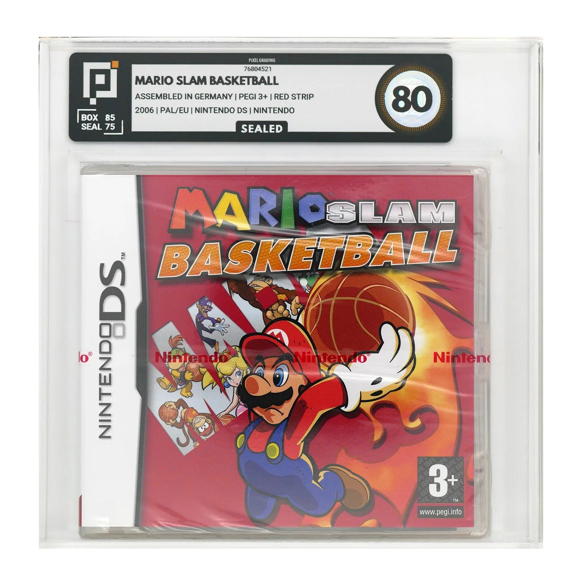 Mario Slam Basketball Pixel Grading SEALED 80 (EU) · Sammlerstück