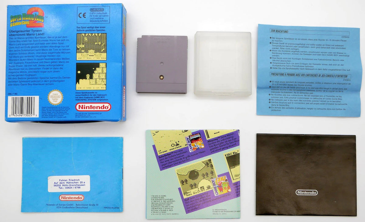 Super Mario Land 2: 6 Golden Coins Pixel Grading CIB 80 (DE) · Sammlerstück
