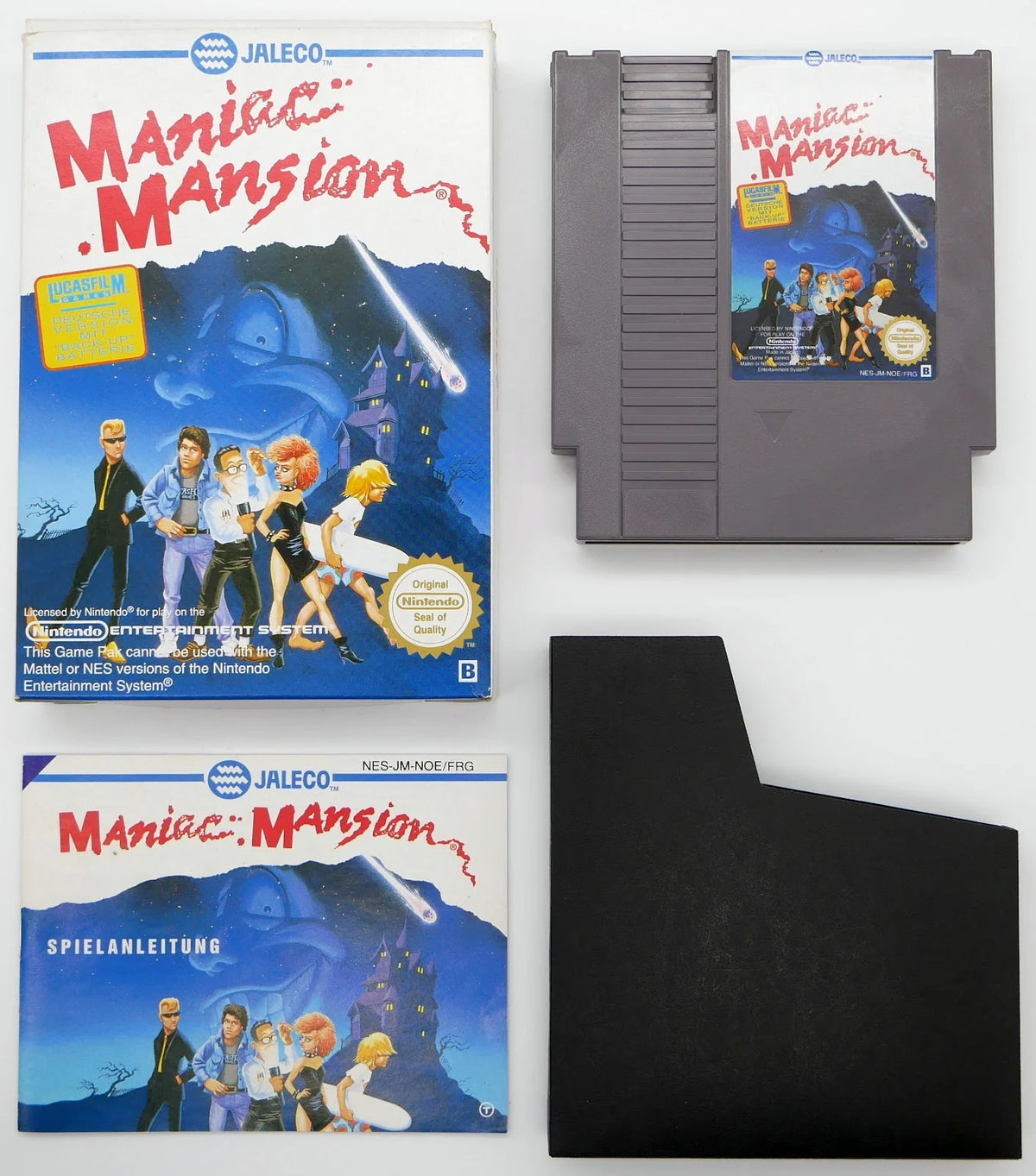 Maniac Mansion Pixel Grading CIB 80+ (DE) · Sammlerstück