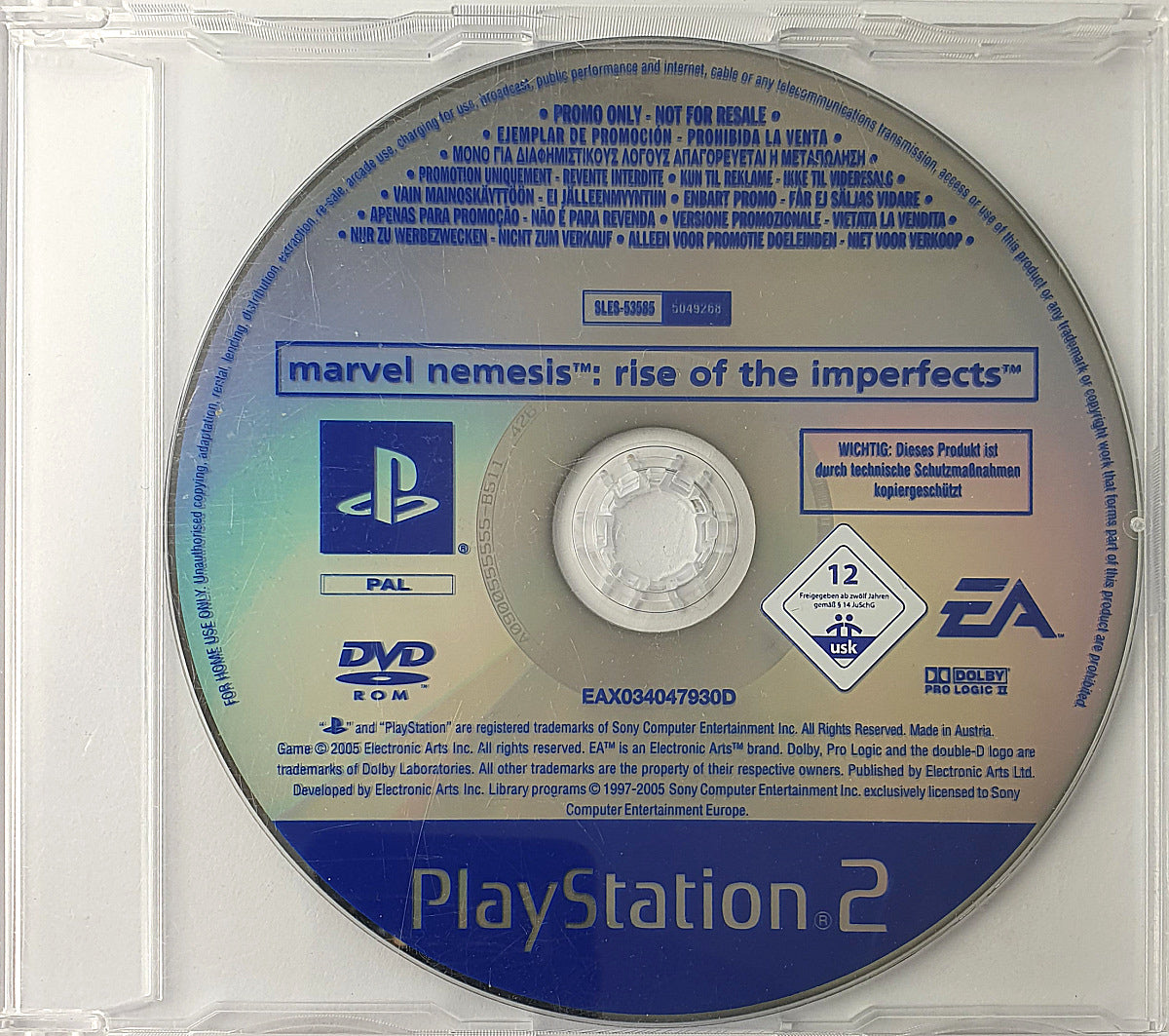 Marvel Nemesis: Rise of the Imperfects (DE) — Promo