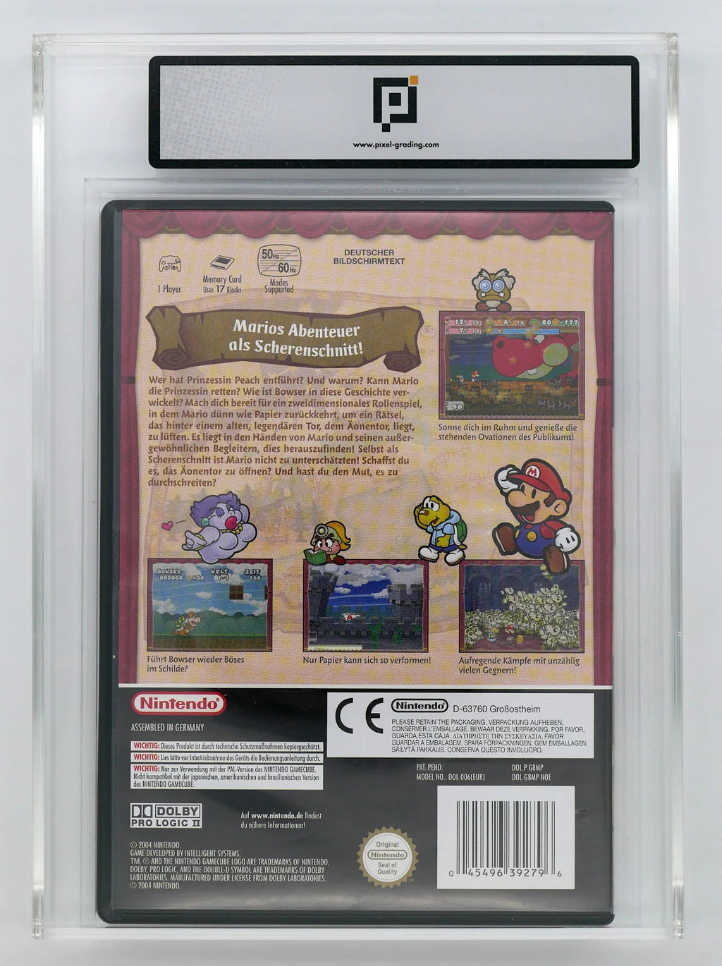 Paper Mario: Legende vom Äonentor / Thousand Year Door Pixel Grading CIB 70 (DE) · Sammlerstück