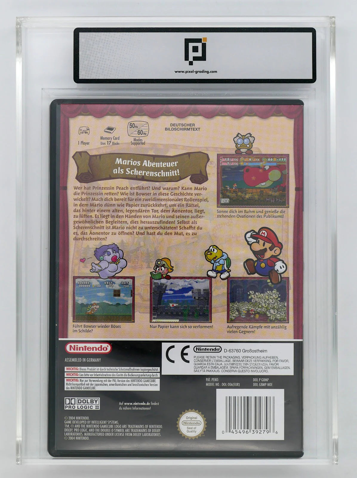 Paper Mario: Legende vom Äonentor / Thousand Year Door Pixel Grading CIB 70 (DE) · Sammlerstück