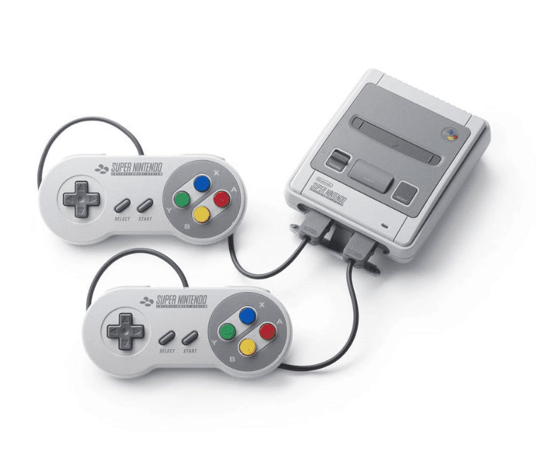 Super Nintendo Classic Mini Konsole + 2 Original Controller + HDMI & USB Kabel