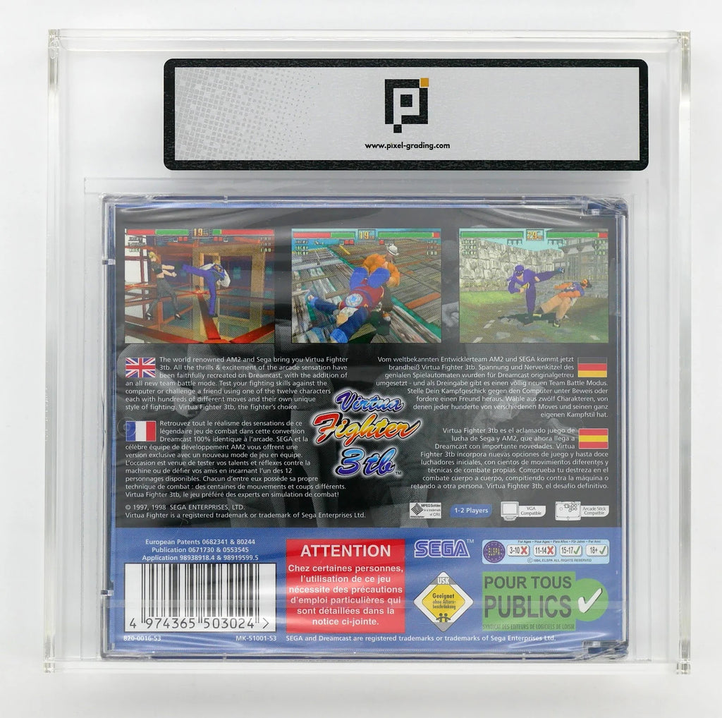 Virtua Fighter 3tb Pixel Grading SEALED 85 (EU) · Sammlerstück